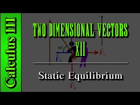 Calculus III: Two Dimensional Vectors (Level 12 of 13) | Static Equilibrium