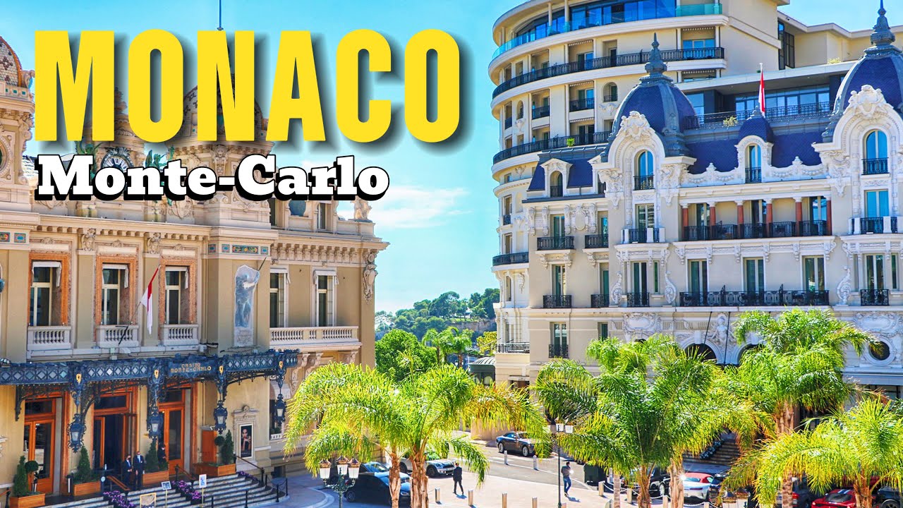 Monte Carlo, MONACO 4K Walking Tour in the Most Rich Country