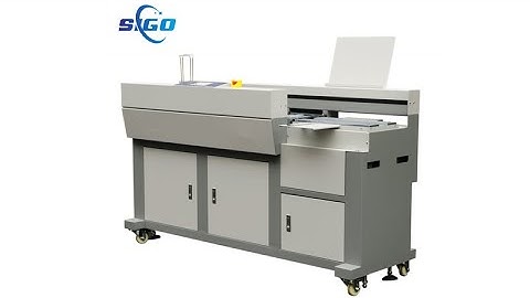 767H-A3 Coated paper perfect binding machine with side glue