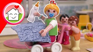 Playmobil Familie Hauser  Baby Lena  Geschichte mit Anna und Lena