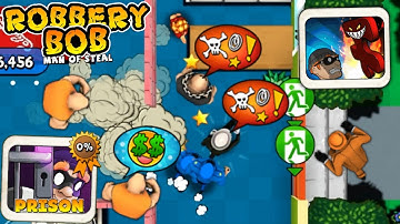 Robbery Bob - Prison Chapter Gameplay Walkthrough Ep 105