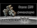 Canon M50 - фотографируем капли воды