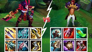 SETT vs TRYNDAMERE FULL BUILD FIGHT