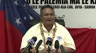 Honorable -Toelupe Maoiautele Poumulinuku Onesemo - Friday 3 Oct -n Video Credit Govt Of Samoa