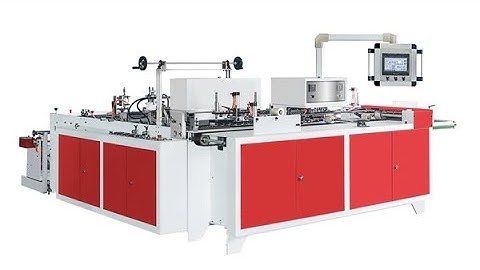 shopping bag making machine soft loop handle carry bag plastic bag making machine