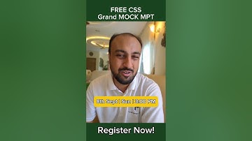 Gear up for CSS 2025 Screening Test with our FREE MPT Mock Exam! 😎