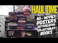 Pre christmas haul time 40 bluray 4k  dvd posters autographs and even a talky tina