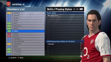 Pes 16 Classic Arsenal
