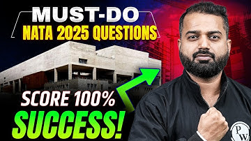 🎯 NATA 2025 के लिए 100% आने वाले Questions | Toppers भी यही करते हैं