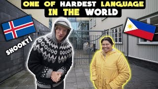 Filipinos Speaking ICELANDIC (translated) // BLUE LAGOON
