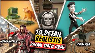 THESE GAMES ARE TOO DETAILED! 10 Realistic Details in Video Games