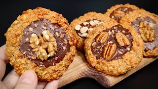 No added sugar! Healthy banana cookies without sugar and gluten! A simple oat dessert! by Süß und Gesund 39,482 views 1 month ago 9 minutes, 28 seconds