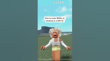 how to make 100k on bloxburg in a day || roblox|| #bloxburg #roblox #shorts #fyp #tiktok #trending