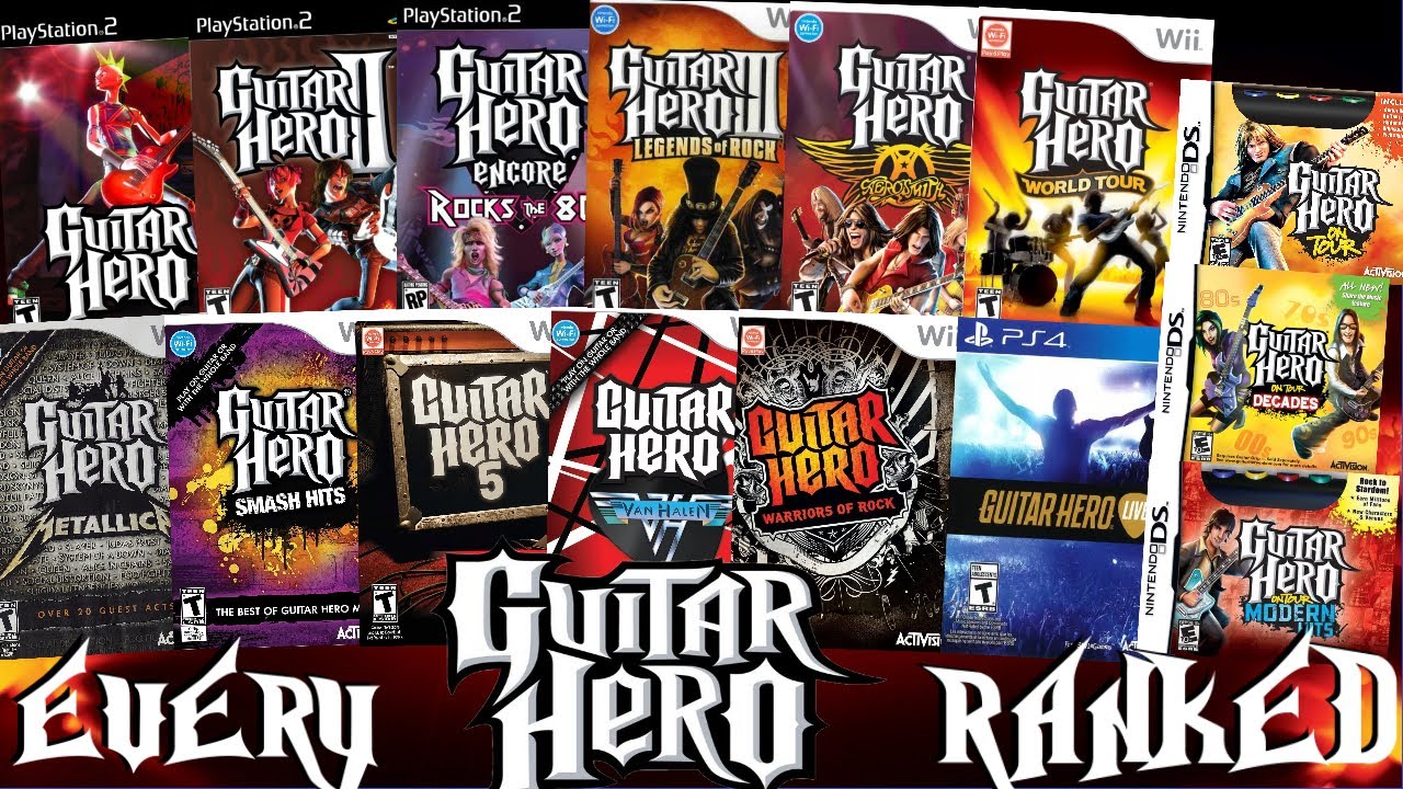 Ranking EVERY Guitar Hero Game From WORST TO BEST (Top 14 Games