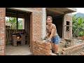 TIMELAPSE: Building a Beautiful Flower Brick Bathtub and Complete Water System in the Forest