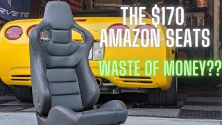 THE $170 ($330 PAIR) AMAZON RACING SEATS FOR THE C5 CORVETTE. OPEN BOX/INSTALL/REVIEW. WORTH IT