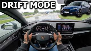 CUPRA Leon Sportstourer VZ 333 | Drift Mode on Wet &amp; Slippery Surface — RedBull Ring Polygon | 4K