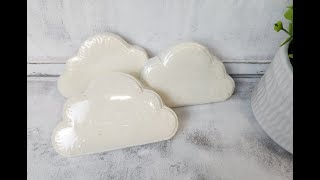 Making Cloud Shaped Bath Bombs w/Surprise Color Embeds!