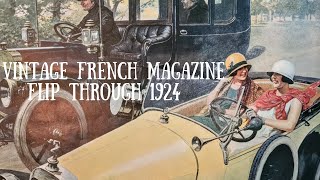Flip Through Vintage French Magazine 1924 Relaxing
Before I send this magazine away as a Christmas present I had to do a flip through. It is a copy of LIllustration from 1924. This was a very popular weekly magazine and this issue is one of the occasional auto and travel ones. This is a slow, relaxing flip through as we just look at ads and cars, lots of vintage cars.
Please stay tuned as I am going to do a few more slow videos, for stress and the season and for whatever reason we need to have to enjoy old books and crinkly paper.
Please subscribe to my Youtube channel and be sure and turn on the notifications. Thank you! Flip Through Vintage French Magazine 1924 Relaxing