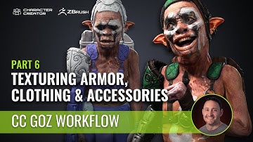 Texturing Armor, Clothing & Accessories (Part 6/9) | Character Creator ZBrush Pipeline