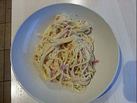 Rezept Spaghetti Carbonara#Wolfgangs Kochbuch - YouTube