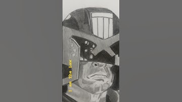 Karl Urban as Judge Dredd #judgedredd #karlurban #drawing #art