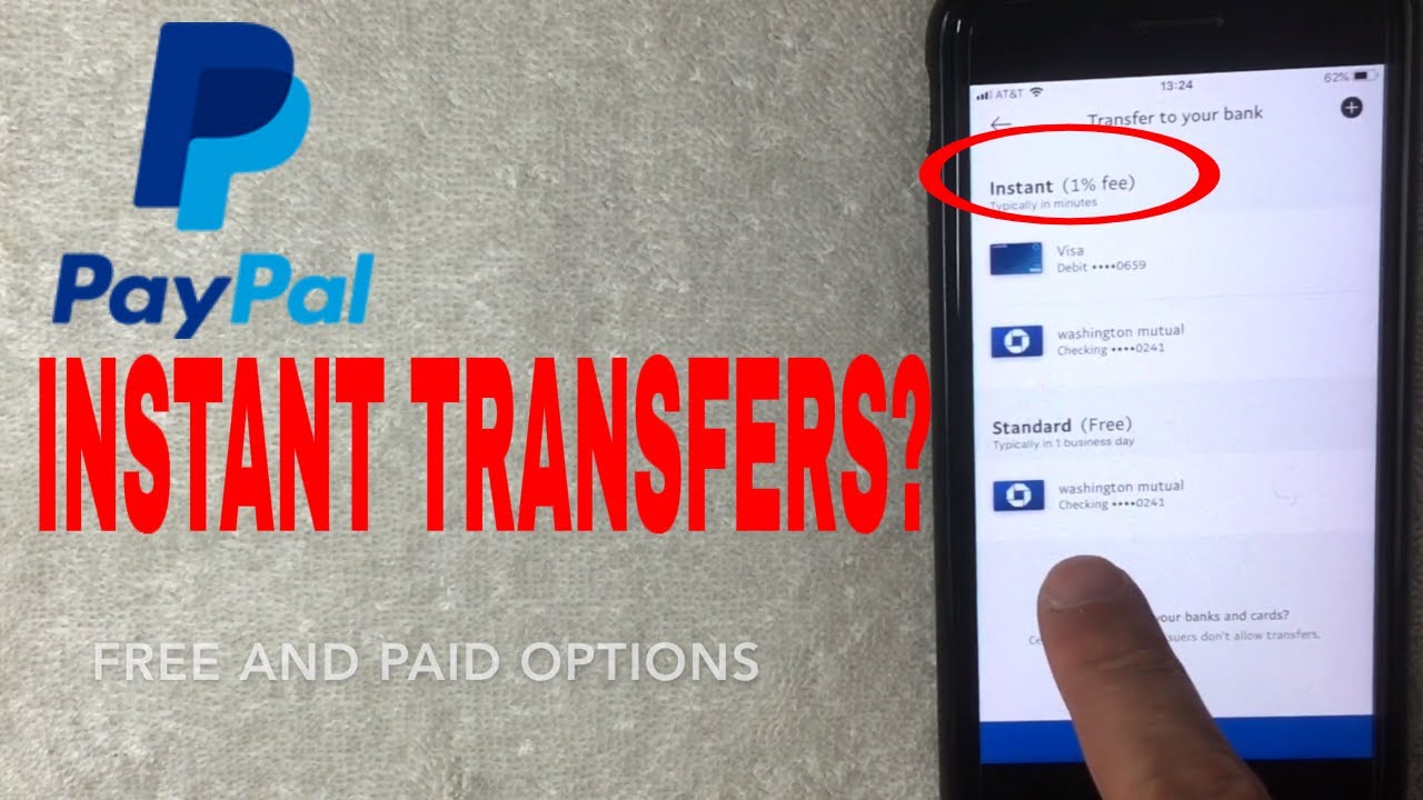 Are Paypal Bank Withdrawal Transfers Instant? 🔴 - YouTube