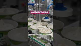 🥥 How Coconut Ice Cream Is Made in the Factory 🍦 #Shorts #viralvideo #viral #usa #icecream