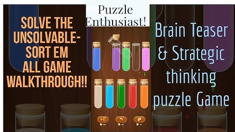 Sort Em All Game Level 479 l Mind Strategy Puzzle Game