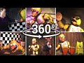 360°| Ultimate Chica Compilation!! - FNAF1 to FNAF6/FFPS [SFM] (VR Compatible)