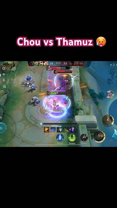 Chou freestyles thamuz 😹 #mobilelegends #mlbb #ml #mobilelegendsbangbang #chou #freestyle #shots
