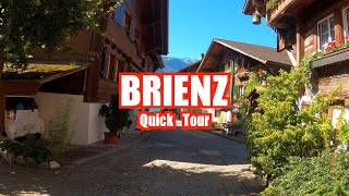 Tour of Brienz in Switzerland in 4K