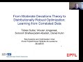 From Moderate Deviations Theory to Distributionally Robust Optimization: Correlated Data