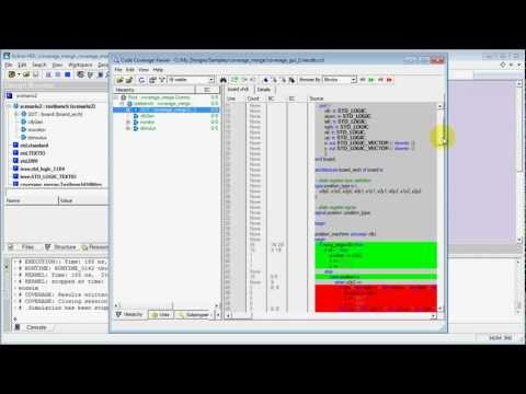 5.1A - Active-HDL™ Coverage: Code Coverage
