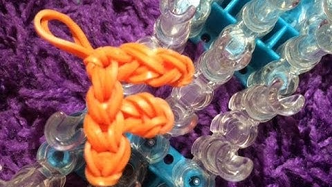 How to: Rainbow Loom Letter F Charm