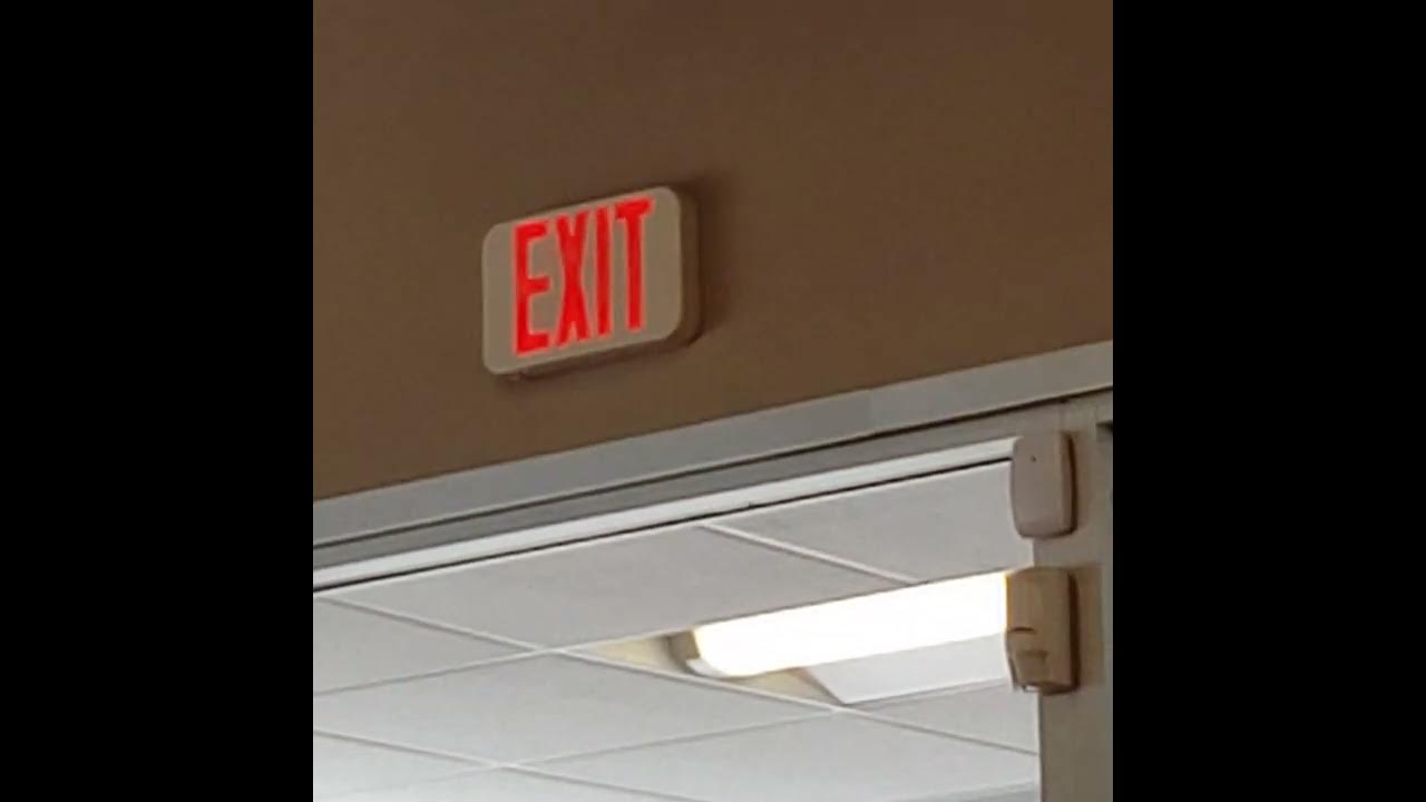Exit Sign at Aldi YouTube