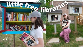 unhauling my books into little free library boxes (and maybe hauling some too)