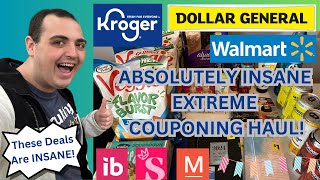 ABSOLUTELY INSANE EXTREME COUPONING HAUL! ~ THESE DEALS ARE INSANE ~ DOLLAR GENERAL/KROGER/WALMART by OhioValleyCouponer 3,141 views 7 days ago 14 minutes, 37 seconds