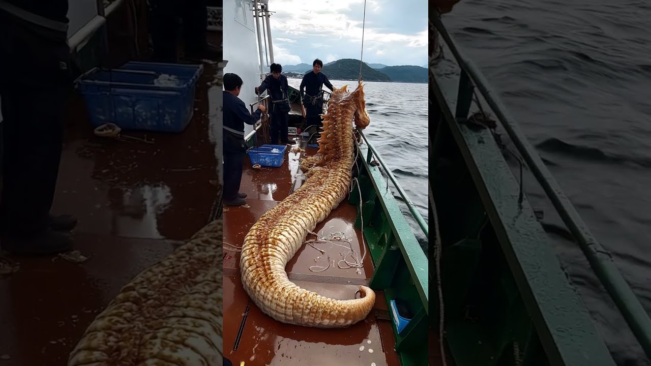  Giant Sea Creatures Caught Unbelievable Finds GiantSeaCreatures FishingAdventure