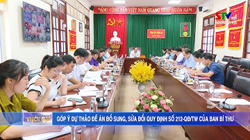 Góp ý dự thảo Đề án bổ sung, sửa đổi Quy định số 212-QĐ/TW của Ban Bí thư