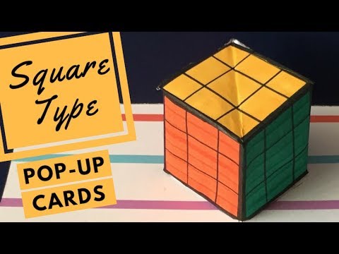 Pop-Up Cards Tutorial - The Cube Shape