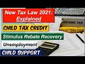 New Tax Laws for 2021 Explained! It's Impact On Fathers and Child Support (Plus tax filing Tips).
