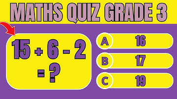 🔢 Challenging Math Quiz for Grade 3 Students - Test Your Skills! 🧠