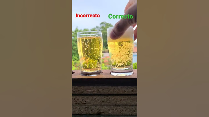 Cerveza , como servir correctamente,  porque te sientes hinchado al beberla? Comparte
