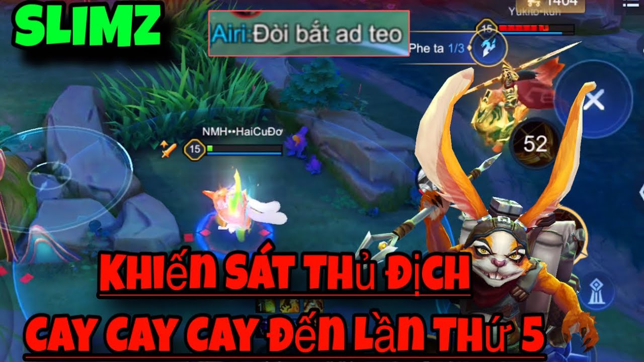 SLIMZ Liên Quân Khiến Sát Thủ Địch Cay Cay Cay Đến 5 Lần Không Nổ Với SLIMZ