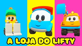 Coleção. Caminhão de bombeiros. Léo o caminhão curioso. 