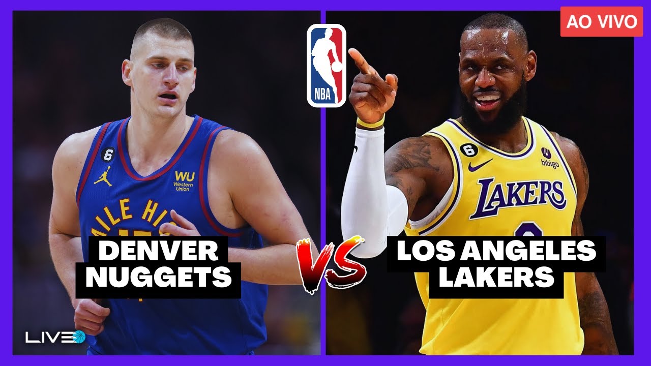 NBA AO VIVO - DENVER NUGGETS x LOS ANGELES LAKERS l Nikola Jokic