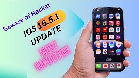 iOS 16.5.1 Update | Most Important Update | Should You install this update ?