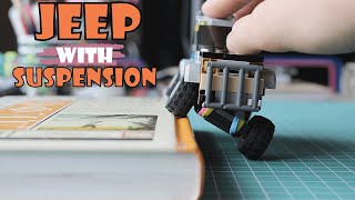 How to assemble a LEGO JEEP with a SUSPENSION | LEGO DIY