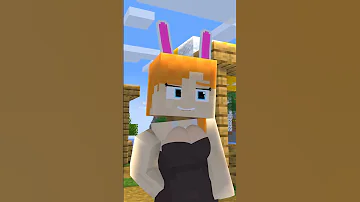 VERY FUNNY BUNNY ALEX STEAL BREAD #shorts #viralvideo #minecraftanimation